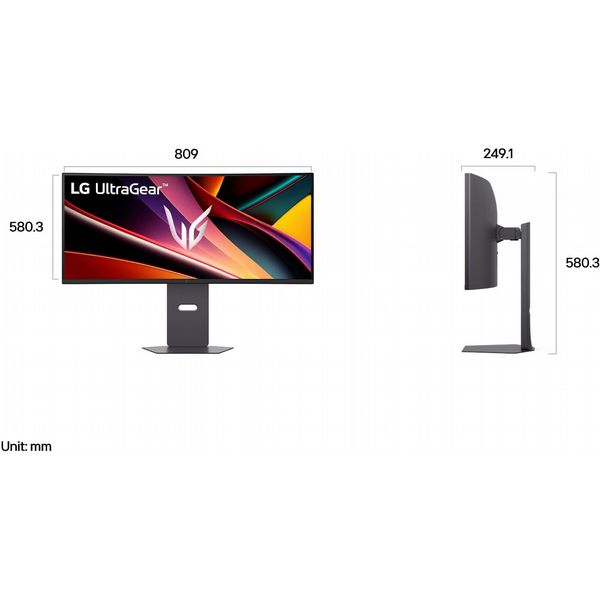 LG UltraGear 34G600A-B 34-inch Curved QHD 160Hz Gaming Monitor