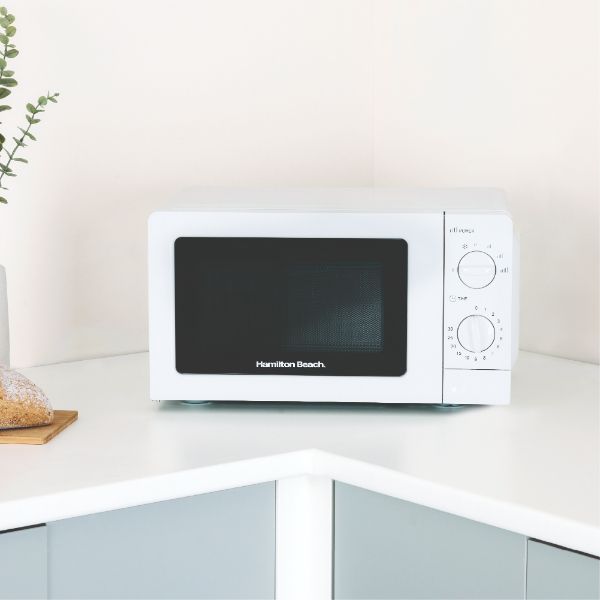 Hamilton Beach Ella Kitchen Bundle White - Kettle,  2 Slice Toaster and Microwave