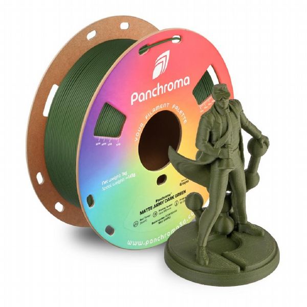 PolyMaker Panchroma PLA Matte Army Green (1.75mm, 1kg)