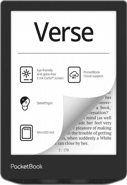 Pocketbook Verse e-reader Mist Grey
