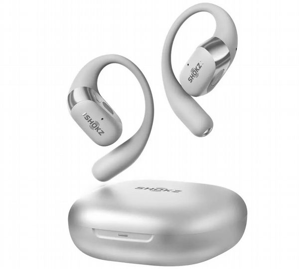 Shokz OpenFit 2+ Grey Open-ear true wireless headphones with Dolby Audio